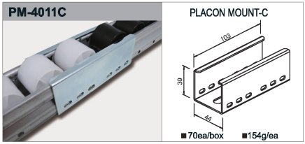 Úchyt valčekové trate typ PM-4011C - 1