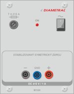 Modul stabilizovaného symetrického DC zdroja
