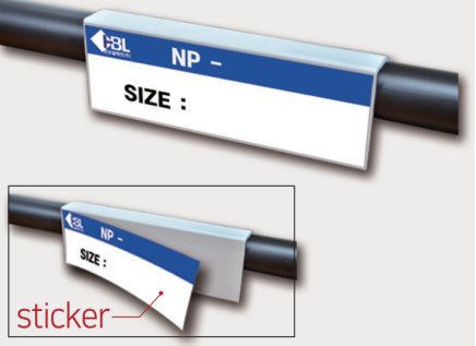 Držiak na nalepovací štítok PN-5415 - 1