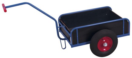 Ručný dvojkolesový vozík, zu-1281, ložná locha 805 mm x 535 mm - 1