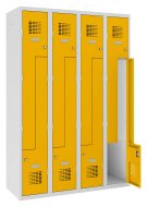 Šatňová skriňa kovová Sul 34 W šírka 1200 mm - 5