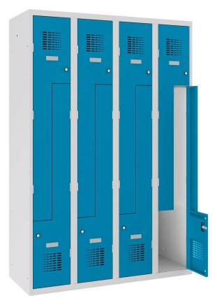 Šatňová skriňa kovová Sul 34 W šírka 1200 mm - 3