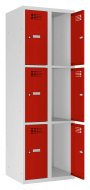 Šatníková skriňa delená Sus 323 W šírka 600 mm - 5