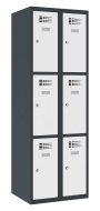 Šatníková skriňa delená Sus 323 W šírka 600 mm - 1