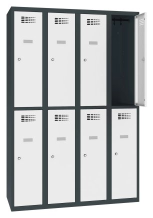 Šatníková skriňa delená Sus 342 W šírka 1200 mm - 3