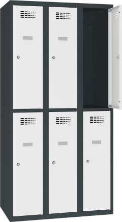 Šatníková skriňa delená Sus 332 W šírka 900 mm - 8
