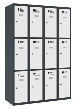 Šatníková skriňa delená Sus 343 W šírka 1200 mm - 1