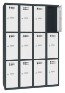 Šatníková skriňa delená Sus 343 W šírka 1200 mm - 2