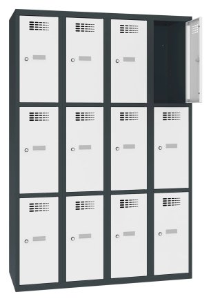 Šatníková skriňa delená Sus 343 W šírka 1200 mm - 2
