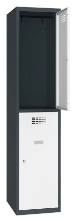 Šatňová skriňa kovová Sus 412 W šírka 400 mm - 2