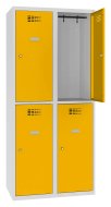 Šatňová skriňa kovová Sus 422 W šírka 800 mm - 3