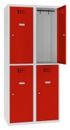 Šatňová skriňa kovová Sus 422 W šírka 800 mm - 4