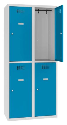 Šatňová skriňa kovová Sus 422 W šírka 800 mm - 5