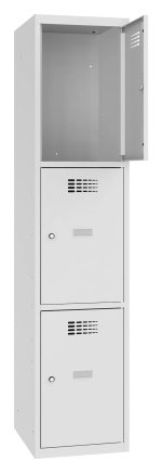 Šatňová skriňa kovová Sus 413 W šírka 400 mm - 3