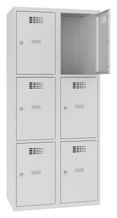 Šatňová skriňa kovová Sus 423 W šírka 800 mm - 3