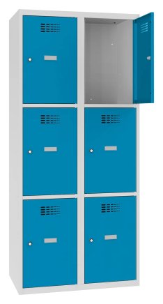 Šatňová skriňa kovová Sus 423 W šírka 800 mm - 4