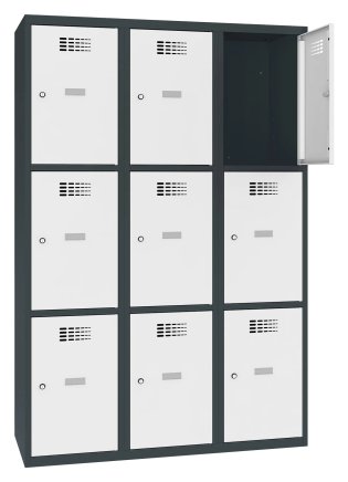 Šatňová skriňa kovová Sus 433 W šírka 1200 mm - 2