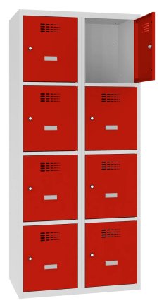 Šatňová skriňa kovová Sus 424 W šírka 800 mm - 5