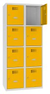 Šatňová skriňa kovová Sus 424 W šírka 800 mm - 6