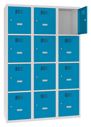 Šatňová skriňa kovová Sus 434 W šírka 1200 mm - 4