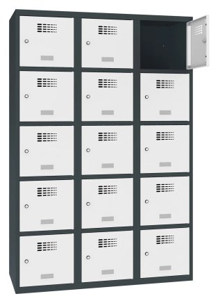 Šatňová skriňa kovová Sus 435 W šírka 1200 mm - 2