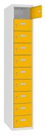 Osobné skrinky s 10 oddielmi MSus 3110 hl. 500 mm - 3