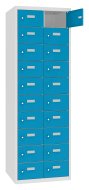 Osobné skrinky s 20 oddielmi MSus 3210 hl. 500 mm - 1