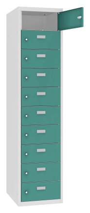 Osobné skrinky s 10 oddielmi MSus 4110 hl. 500 mm - 4