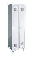 Šatňová skriňa kovová na nohách Sum 321 W šírka 600 mm - 2