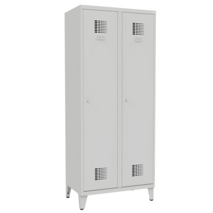 Šatňová skriňa kovová na nohách Sum 421 W šírka 800 mm - 1