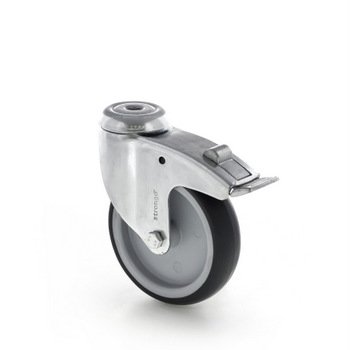 Otočné prístrojové koleso s brzdou, priemer 100 mm - 1