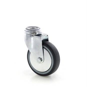 Otočné prístrojové koleso priemer 75 mm, otočné s krytom, 344a39E075rZLC - 1