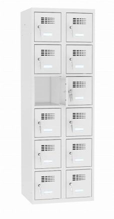 Šatníková skriňa delená MSus 326 W šírka 600 mm - 2