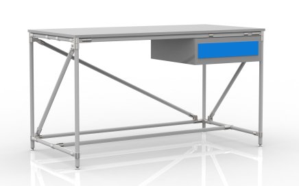 Dielenský stôl s kontajnerom s jednou zásuvkou šírka 1500 mm, 24040537 - 1