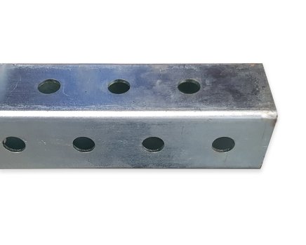 Perforovaná štvorhranná rúrka WJ-SQ4040-000 - 2