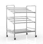 Regálový vozík na prepravky šírka 972 mm, 24040230 - 4