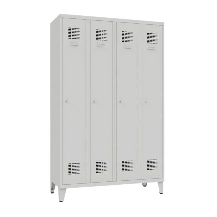 Šatňová skriňa kovová na nohách Sum 341 W šírka 1200 mm - 1