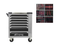 Dielenský vozík na náradie XT-002 + sada náradia v penovej výplni - 1