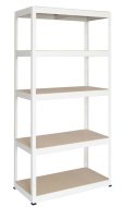 Bezskrutkový policový regál Futur 250 1800x900x450mm biela - 1