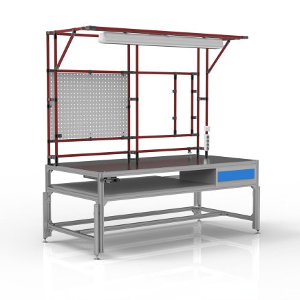 Mechanicky výškovo nastaviteľný zvárací stôl - 3