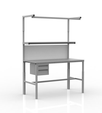 Výškovo nastaviteľný stôl SPEX hĺbky 700 mm (4 modely) - 1
