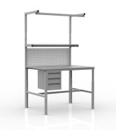 Výškovo nastaviteľný stôl SPEX hĺbky 900 mm (4 modely)
