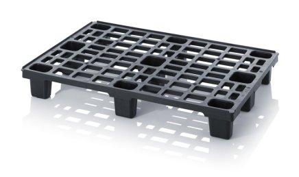 Plastová paleta ESD stohovateľná v. 150 x š. 800 x h. 1200 mm - 1