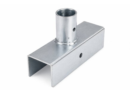 Adaptér pre okrúhly rúrkový profil SJ-010-45×45_SV - 1