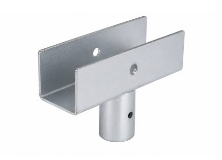 Adaptér pre okrúhly rúrkový profil SJ-010-45×45_SV - 3