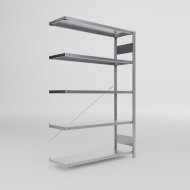 Prístavný regál 438550 Clip S3 pozink, hĺbka 400 mm