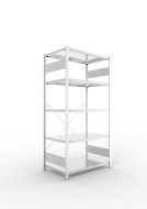 Základný regál Clip S3 pozink, hĺbka 600 mm (6 modelov)