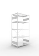 Základný regál 230277 Clip S3 pozink, hĺbka 600 mm
