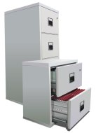 Protipožiarna kartotéka Fireking dvojradová MLT-4 - 6