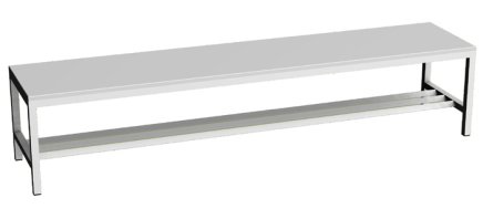 Šatňová lavica LAV 20A - šírka 2000 mm - 1
